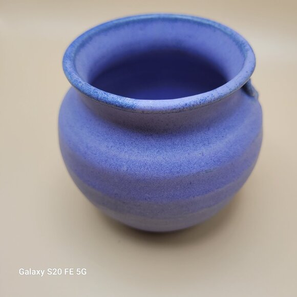 Studio Pottery Face Vase Pot Vessel Smiling Face Hand Made Egg Separator - Picture 5 of 11